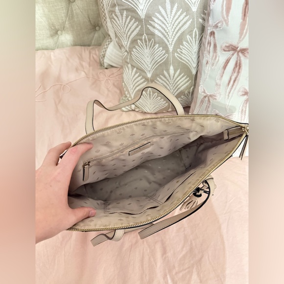 Kate Spade Beige Leather Tote - Picture 3 of 4